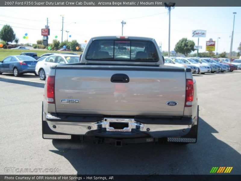 Arizona Beige Metallic / Medium Flint 2007 Ford F350 Super Duty Lariat Crew Cab Dually