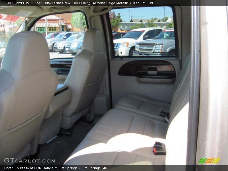 Arizona Beige Metallic / Medium Flint 2007 Ford F350 Super Duty Lariat Crew Cab Dually