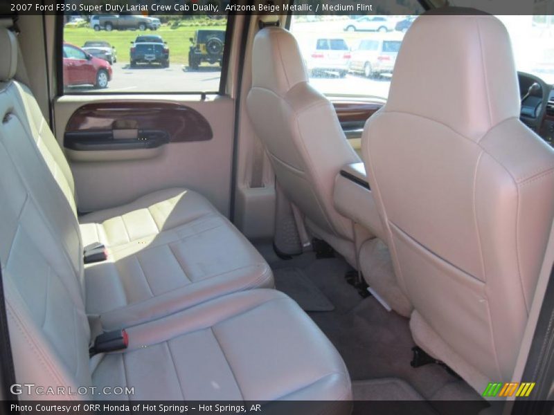 Arizona Beige Metallic / Medium Flint 2007 Ford F350 Super Duty Lariat Crew Cab Dually