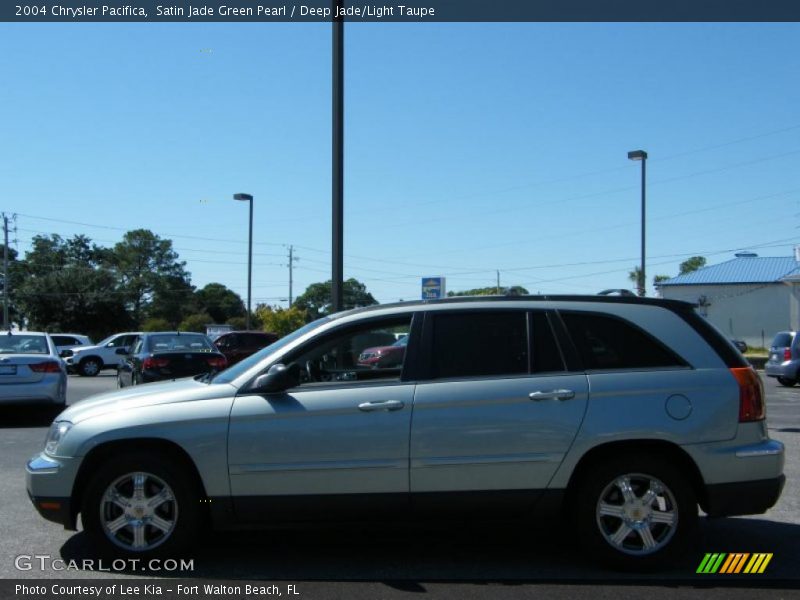 Satin Jade Green Pearl / Deep Jade/Light Taupe 2004 Chrysler Pacifica