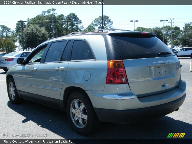 Satin Jade Green Pearl / Deep Jade/Light Taupe 2004 Chrysler Pacifica