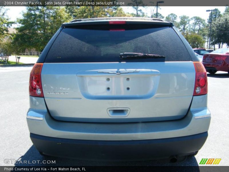 Satin Jade Green Pearl / Deep Jade/Light Taupe 2004 Chrysler Pacifica