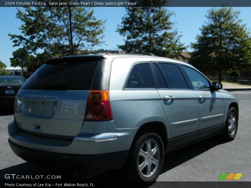 Satin Jade Green Pearl / Deep Jade/Light Taupe 2004 Chrysler Pacifica