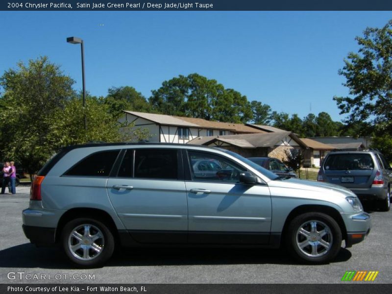 Satin Jade Green Pearl / Deep Jade/Light Taupe 2004 Chrysler Pacifica