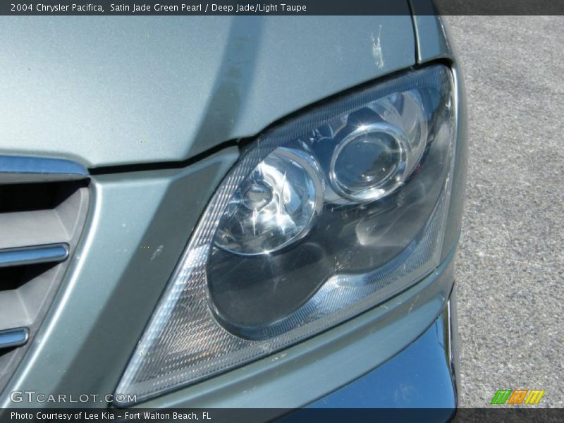 Satin Jade Green Pearl / Deep Jade/Light Taupe 2004 Chrysler Pacifica