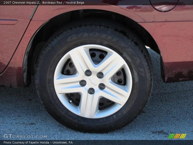 Bordeaux Red / Neutral Beige 2007 Chevrolet Impala LS
