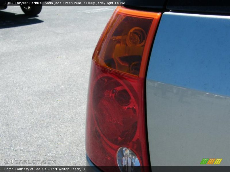 Satin Jade Green Pearl / Deep Jade/Light Taupe 2004 Chrysler Pacifica
