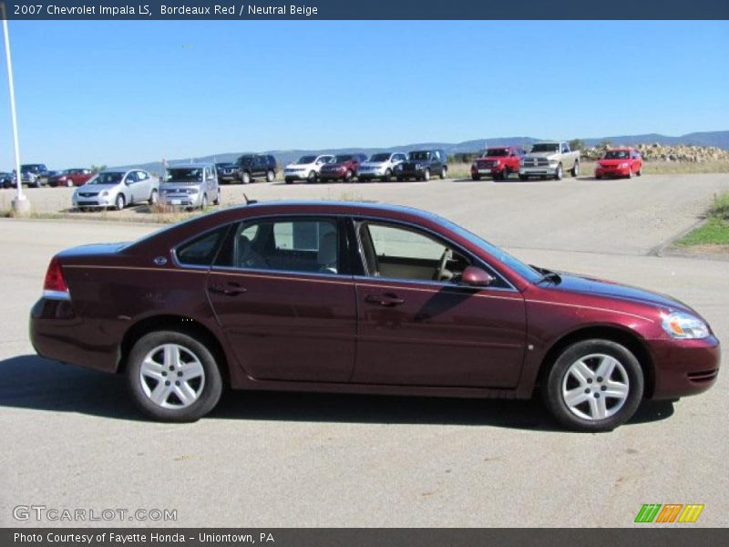 Bordeaux Red / Neutral Beige 2007 Chevrolet Impala LS