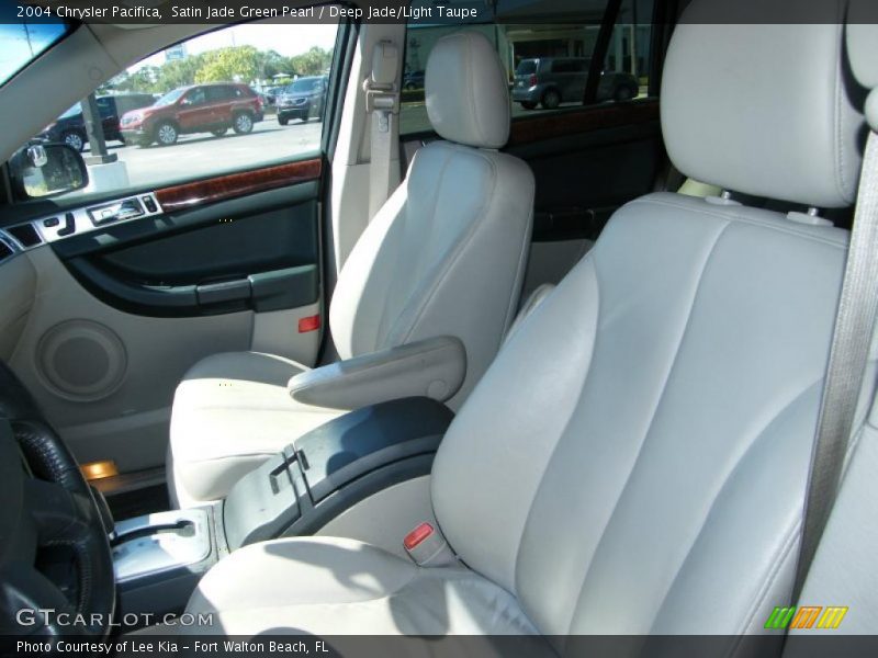 Satin Jade Green Pearl / Deep Jade/Light Taupe 2004 Chrysler Pacifica