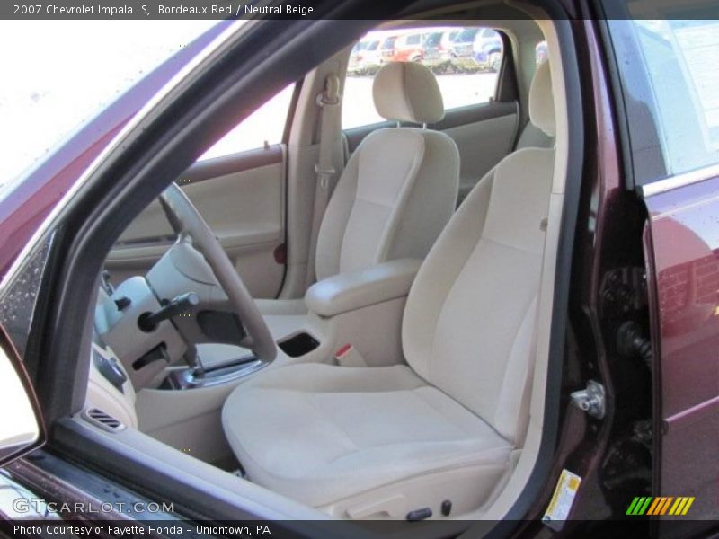 Bordeaux Red / Neutral Beige 2007 Chevrolet Impala LS