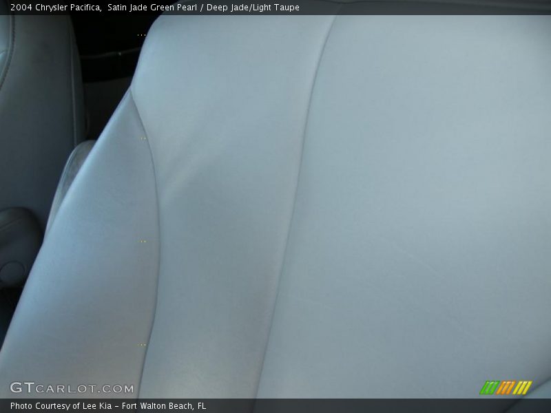 Satin Jade Green Pearl / Deep Jade/Light Taupe 2004 Chrysler Pacifica