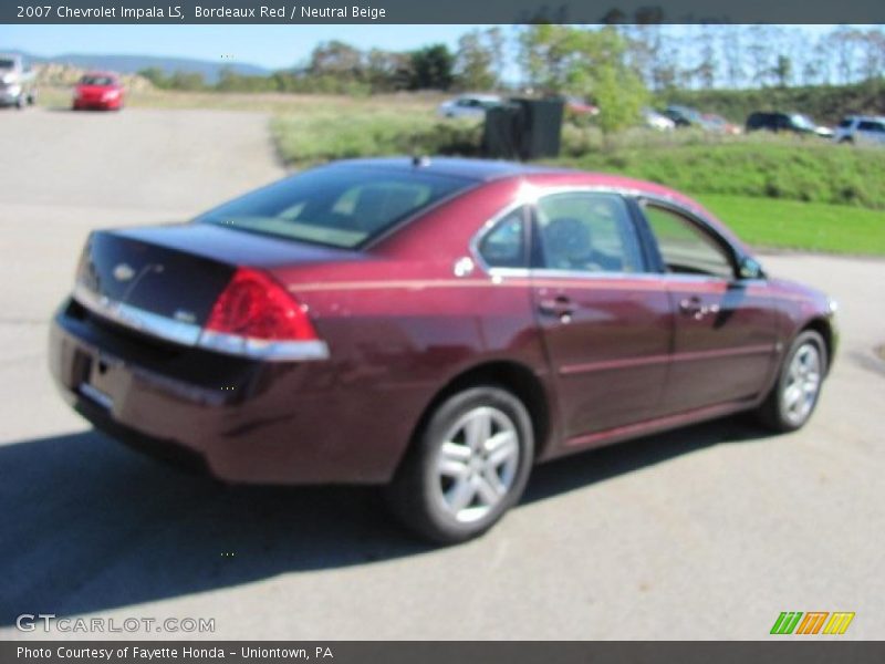 Bordeaux Red / Neutral Beige 2007 Chevrolet Impala LS