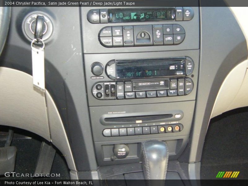 Satin Jade Green Pearl / Deep Jade/Light Taupe 2004 Chrysler Pacifica