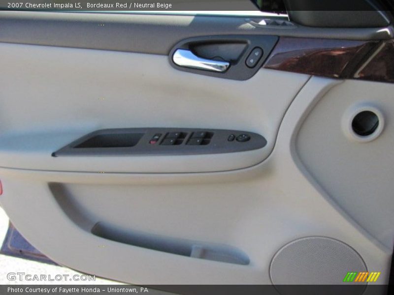Bordeaux Red / Neutral Beige 2007 Chevrolet Impala LS
