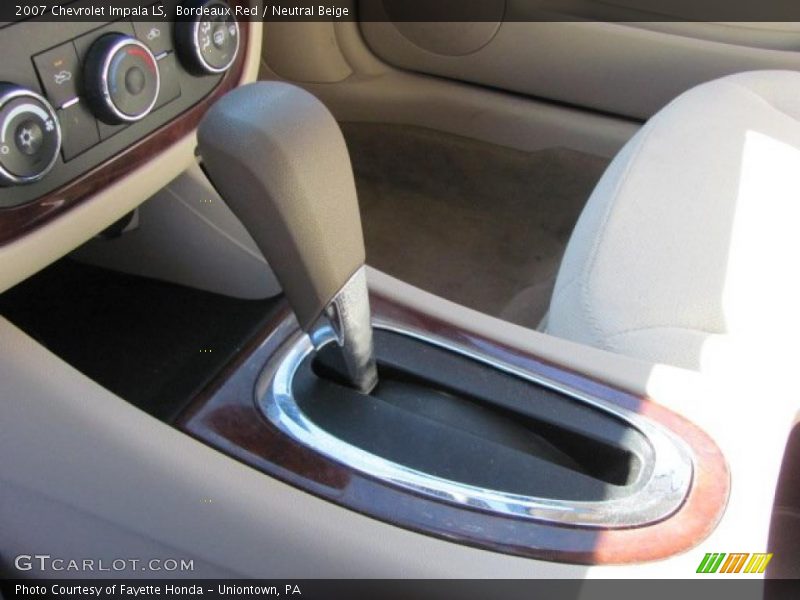 Bordeaux Red / Neutral Beige 2007 Chevrolet Impala LS