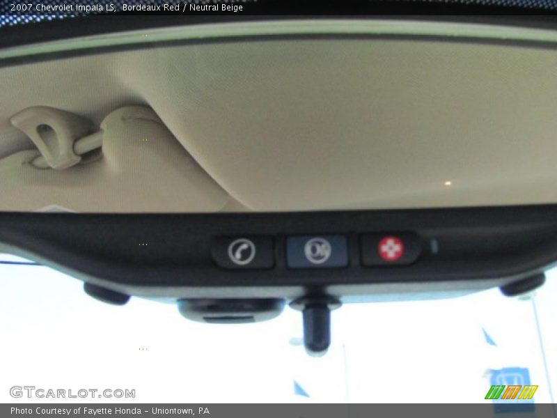 Bordeaux Red / Neutral Beige 2007 Chevrolet Impala LS