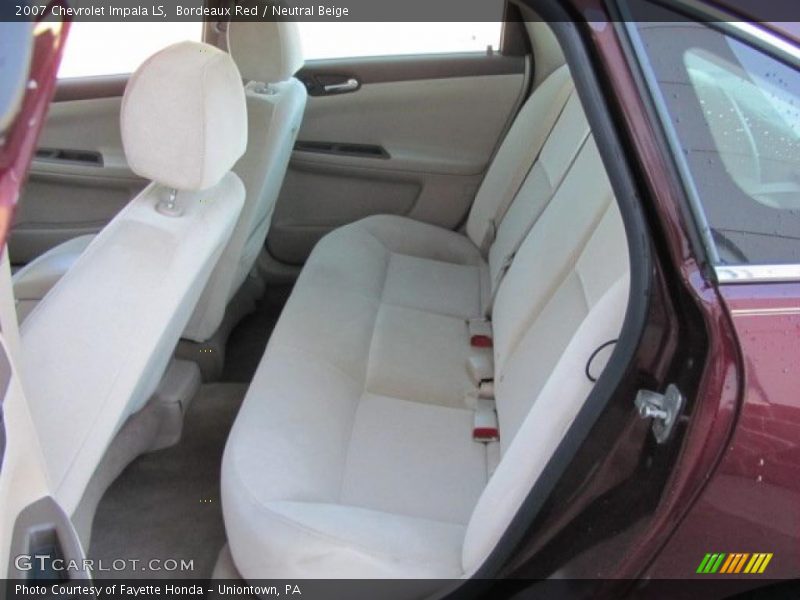 Bordeaux Red / Neutral Beige 2007 Chevrolet Impala LS