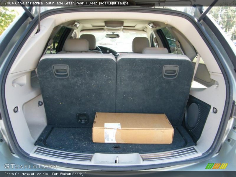 Satin Jade Green Pearl / Deep Jade/Light Taupe 2004 Chrysler Pacifica