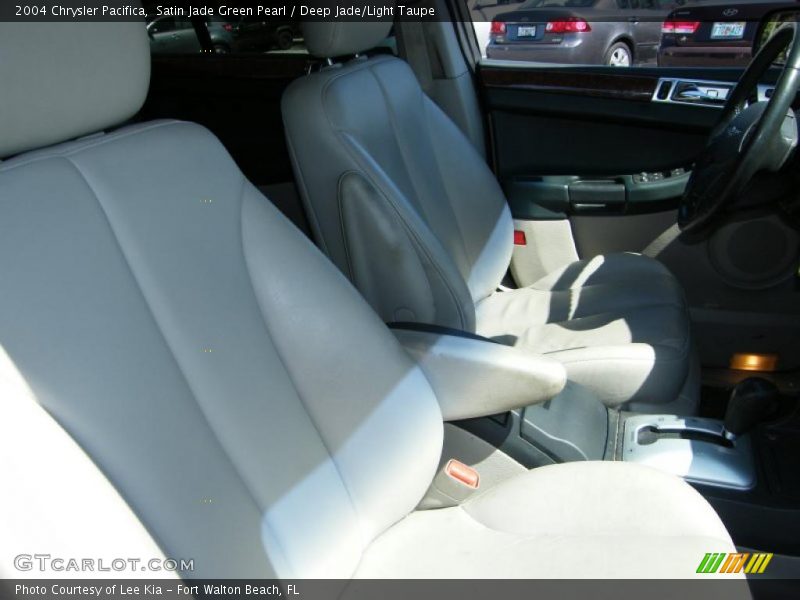 Satin Jade Green Pearl / Deep Jade/Light Taupe 2004 Chrysler Pacifica