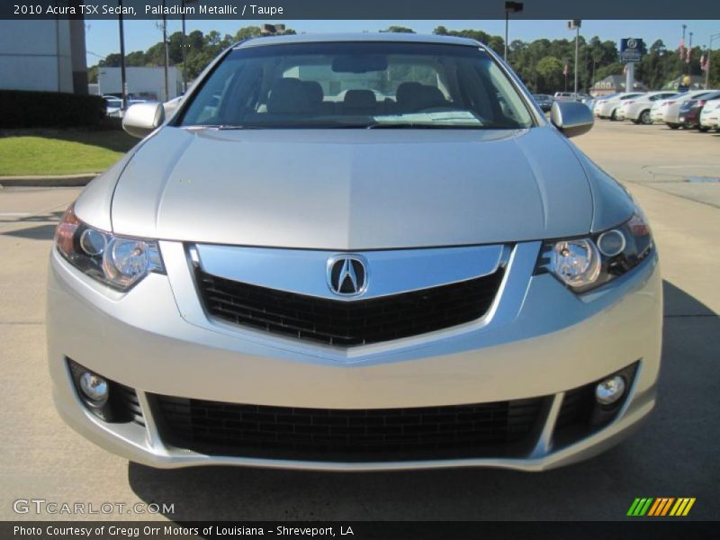 Palladium Metallic / Taupe 2010 Acura TSX Sedan