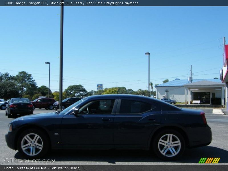 Midnight Blue Pearl / Dark Slate Gray/Light Graystone 2006 Dodge Charger SXT