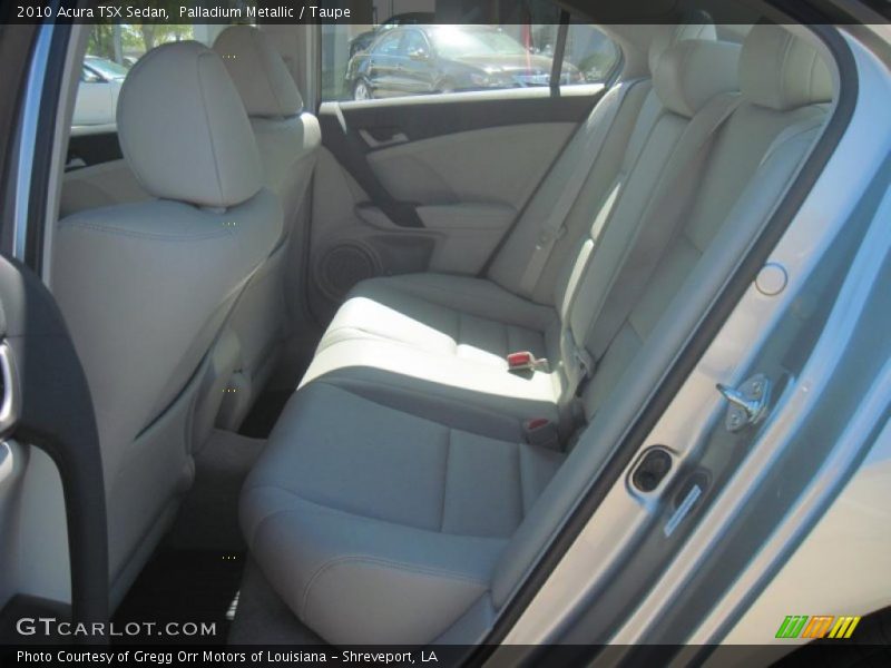 Palladium Metallic / Taupe 2010 Acura TSX Sedan