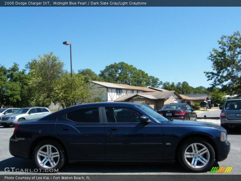 Midnight Blue Pearl / Dark Slate Gray/Light Graystone 2006 Dodge Charger SXT