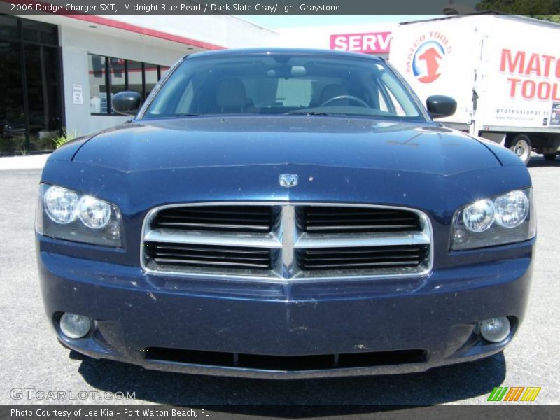 Midnight Blue Pearl / Dark Slate Gray/Light Graystone 2006 Dodge Charger SXT