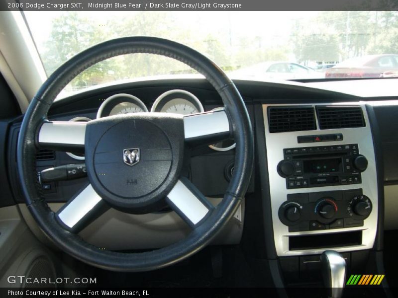 Midnight Blue Pearl / Dark Slate Gray/Light Graystone 2006 Dodge Charger SXT