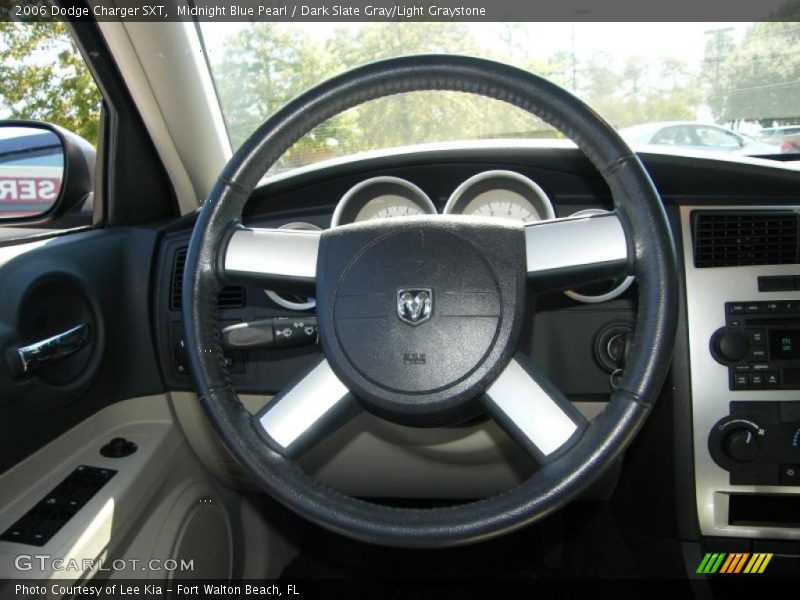 Midnight Blue Pearl / Dark Slate Gray/Light Graystone 2006 Dodge Charger SXT