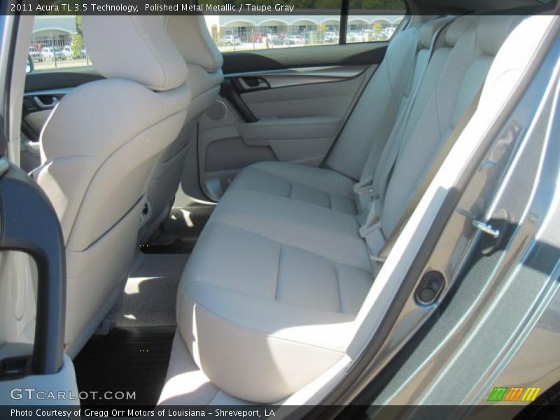 Polished Metal Metallic / Taupe Gray 2011 Acura TL 3.5 Technology