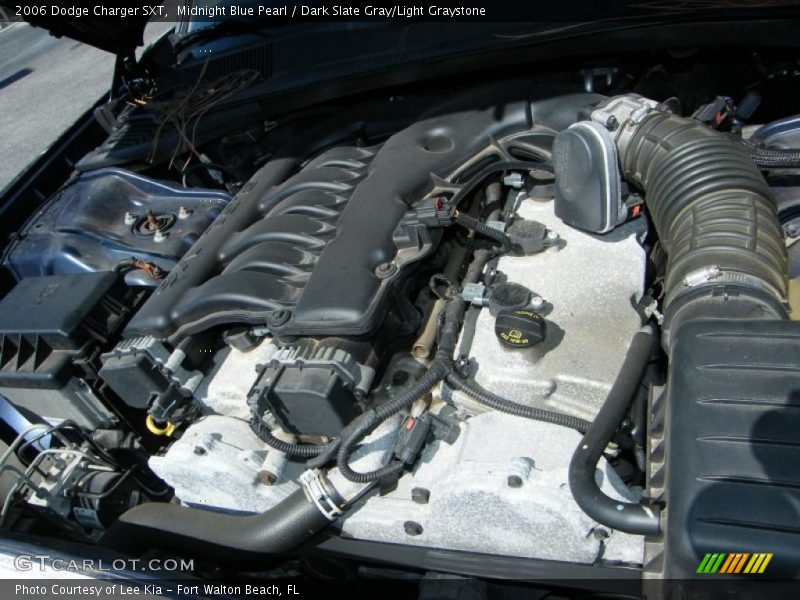 Midnight Blue Pearl / Dark Slate Gray/Light Graystone 2006 Dodge Charger SXT