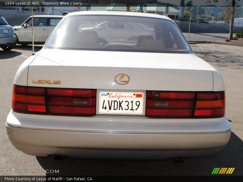 Diamond White / Ivory 1994 Lexus LS 400