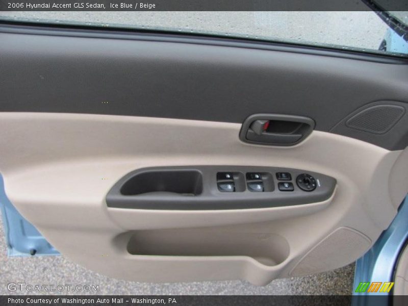 Ice Blue / Beige 2006 Hyundai Accent GLS Sedan