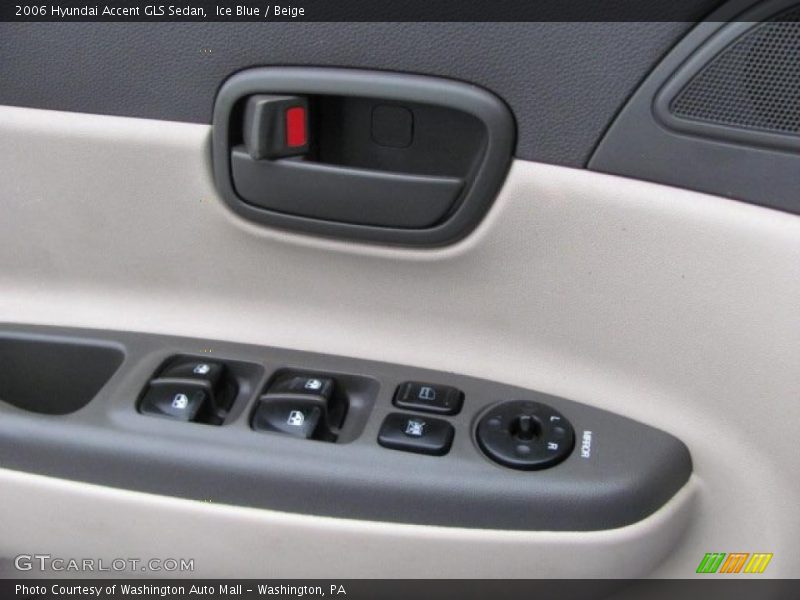 Ice Blue / Beige 2006 Hyundai Accent GLS Sedan