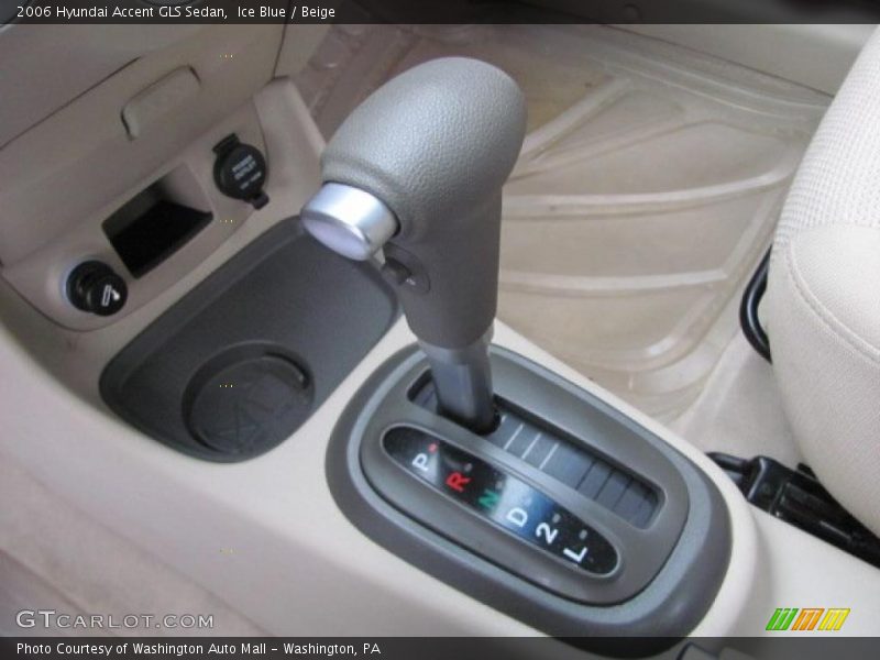 Ice Blue / Beige 2006 Hyundai Accent GLS Sedan