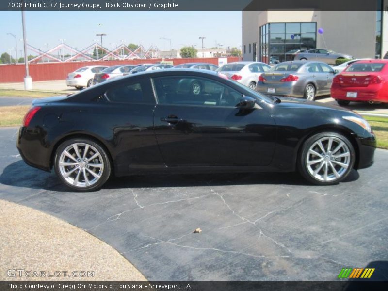 Black Obsidian / Graphite 2008 Infiniti G 37 Journey Coupe