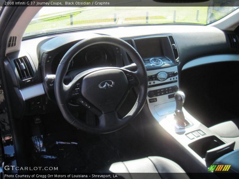 Black Obsidian / Graphite 2008 Infiniti G 37 Journey Coupe