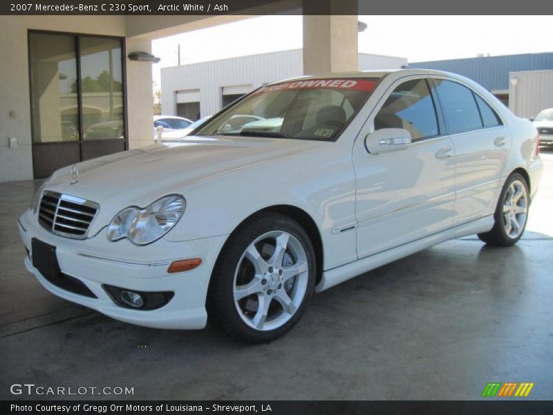 Arctic White / Ash 2007 Mercedes-Benz C 230 Sport