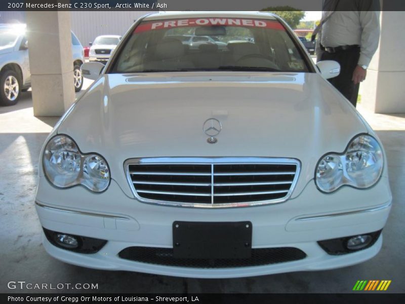 Arctic White / Ash 2007 Mercedes-Benz C 230 Sport