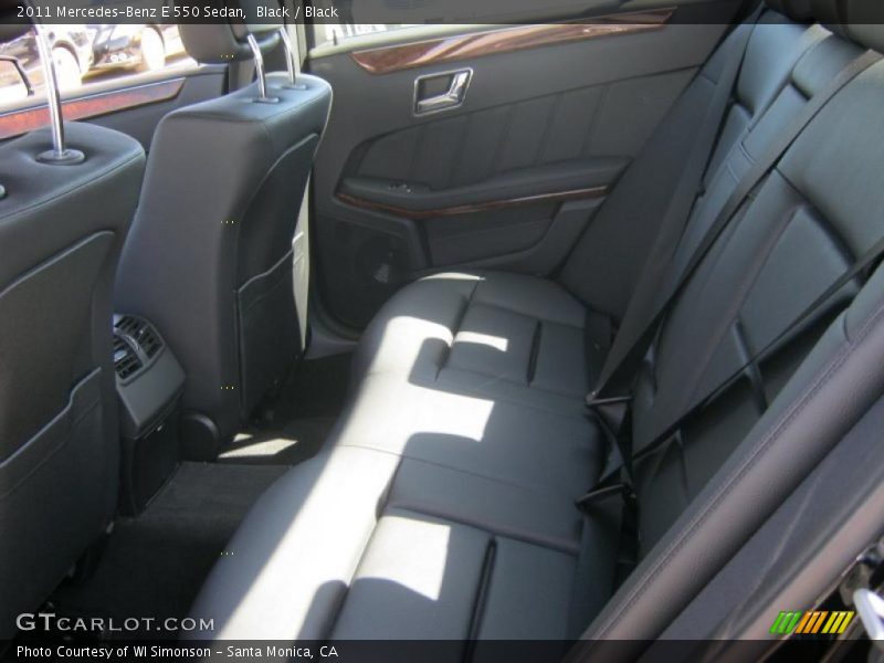Black / Black 2011 Mercedes-Benz E 550 Sedan