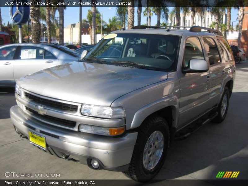 Silver Birch Metallic / Gray/Dark Charcoal 2005 Chevrolet Tahoe Z71