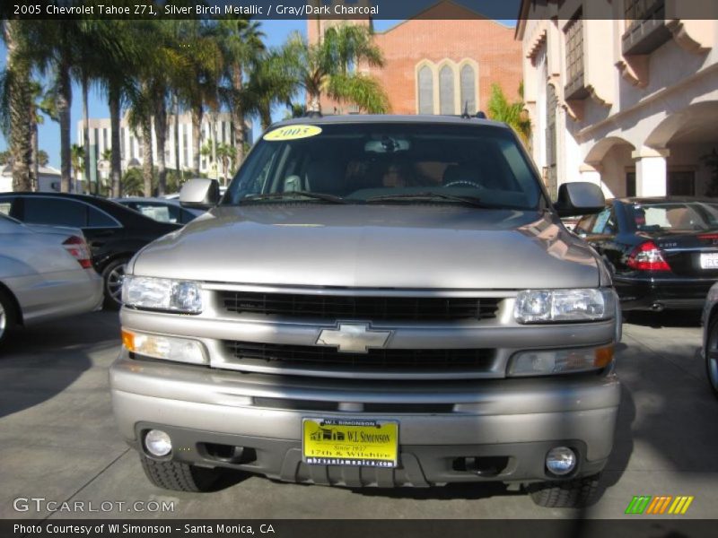 Silver Birch Metallic / Gray/Dark Charcoal 2005 Chevrolet Tahoe Z71