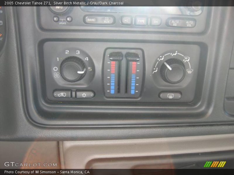 Silver Birch Metallic / Gray/Dark Charcoal 2005 Chevrolet Tahoe Z71