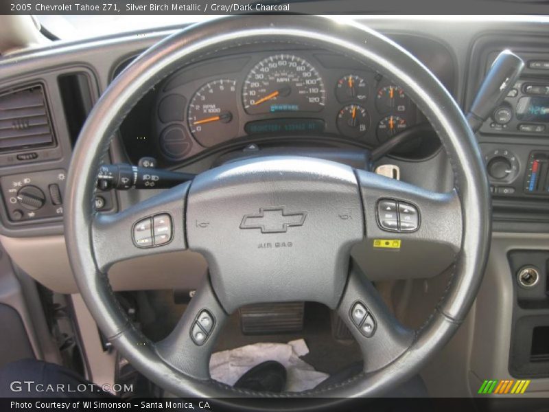 Silver Birch Metallic / Gray/Dark Charcoal 2005 Chevrolet Tahoe Z71