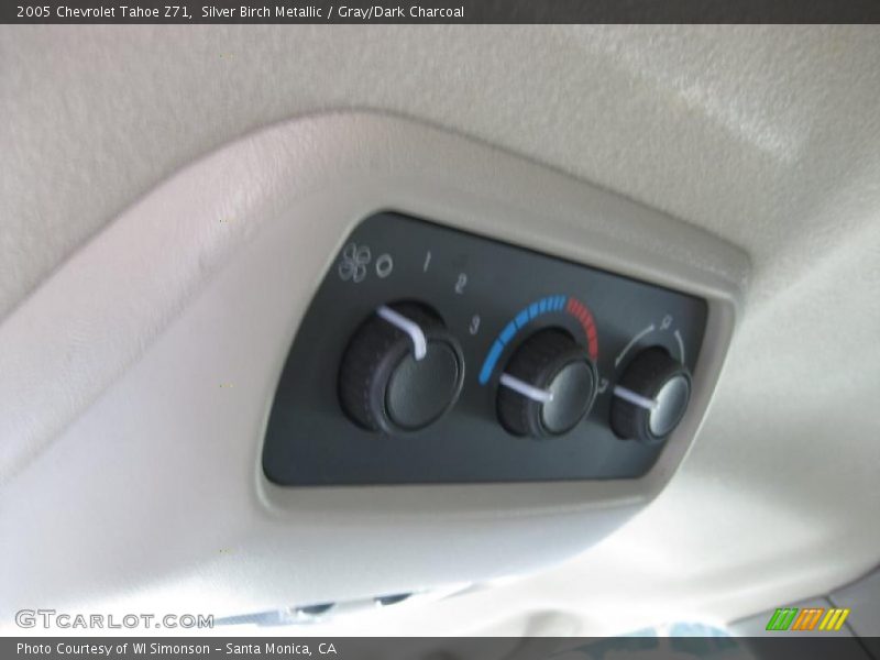 Silver Birch Metallic / Gray/Dark Charcoal 2005 Chevrolet Tahoe Z71