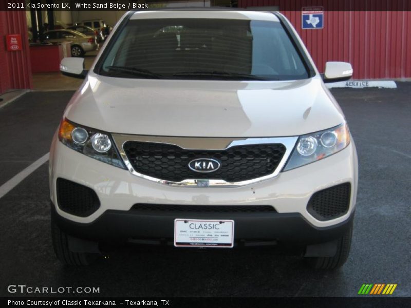 White Sand Beige / Black 2011 Kia Sorento LX