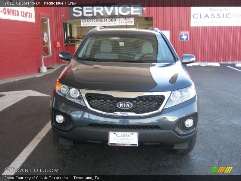 Pacific Blue / Gray 2011 Kia Sorento LX