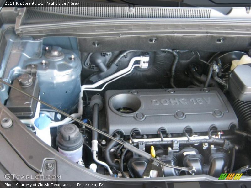 Pacific Blue / Gray 2011 Kia Sorento LX