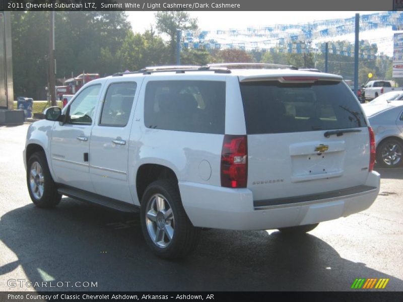 Summit White / Light Cashmere/Dark Cashmere 2011 Chevrolet Suburban LTZ